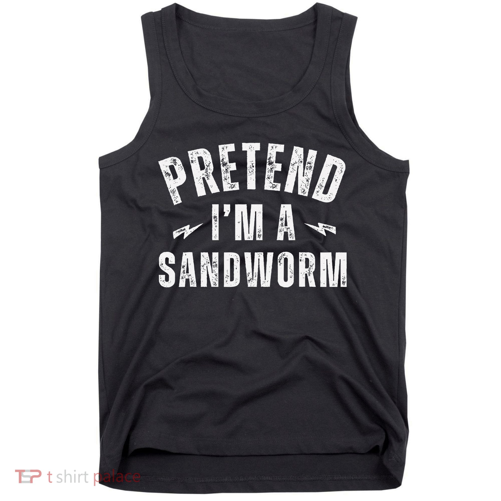 Funny Lazy Costume Last Minute Pretend IM A Sandworm Tank Top