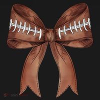 Football Lover Cute Bow Fall Apron thumb 3