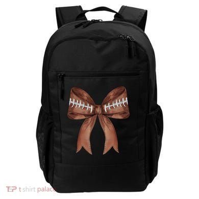 Football Lover Cute Bow Fall Backpack