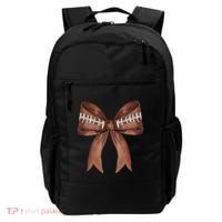 Football Lover Cute Bow Fall Backpack thumb 0