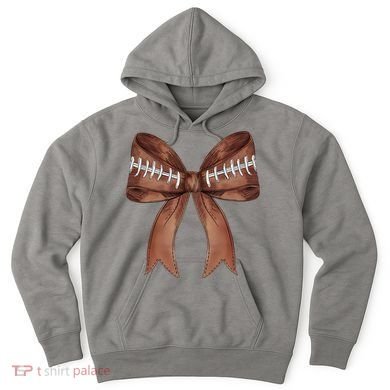 Football Lover Cute Bow Fall Hoodie
