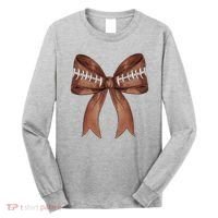 Football Lover Cute Bow Fall Long Sleeve Shirt thumb 0
