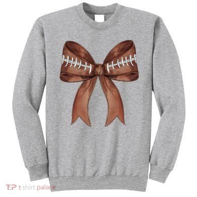 Football Lover Cute Bow Fall Sweatshirt