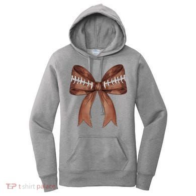 Football Lover Cute Bow Fall Women's Hoodie
