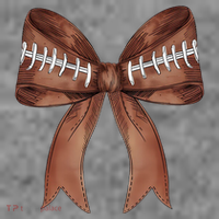 Football Lover Cute Bow Fall Baby Bodysuit thumb 2