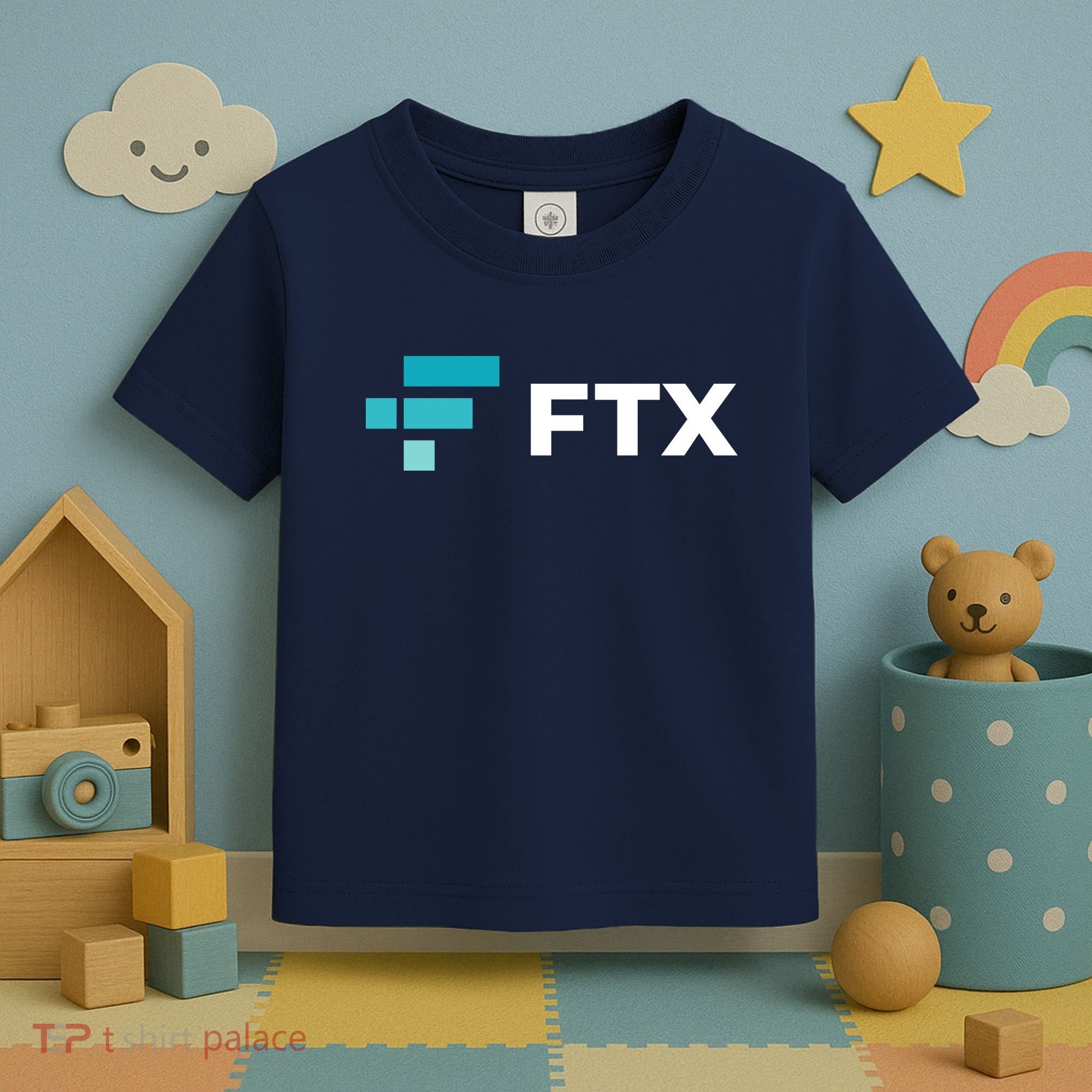 FTX Logo Crypto Cryptocurrency FTT Coin Toddler T-Shirt