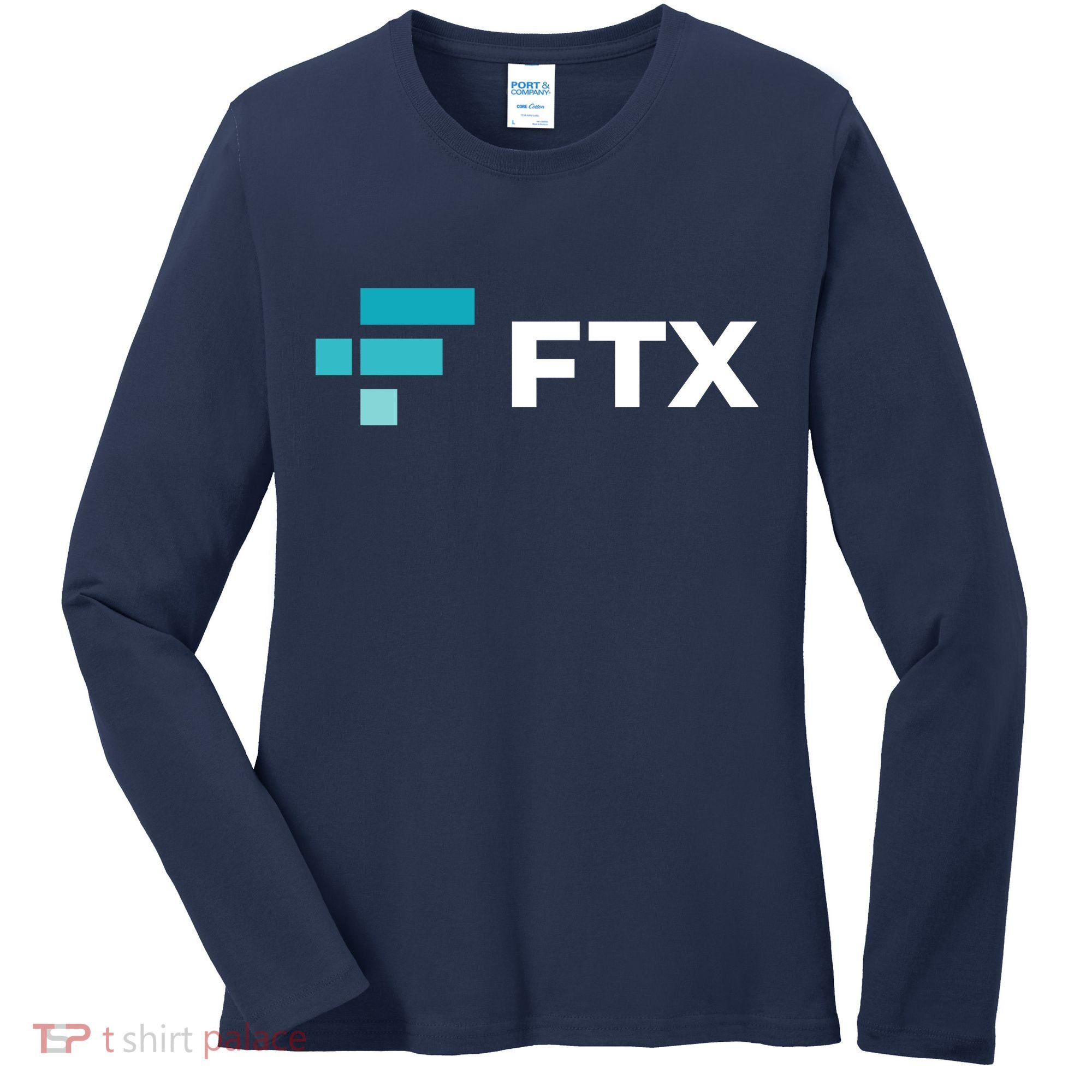 FTX Logo Crypto Cryptocurrency FTT Coin Women's Long Sleeve Shirt