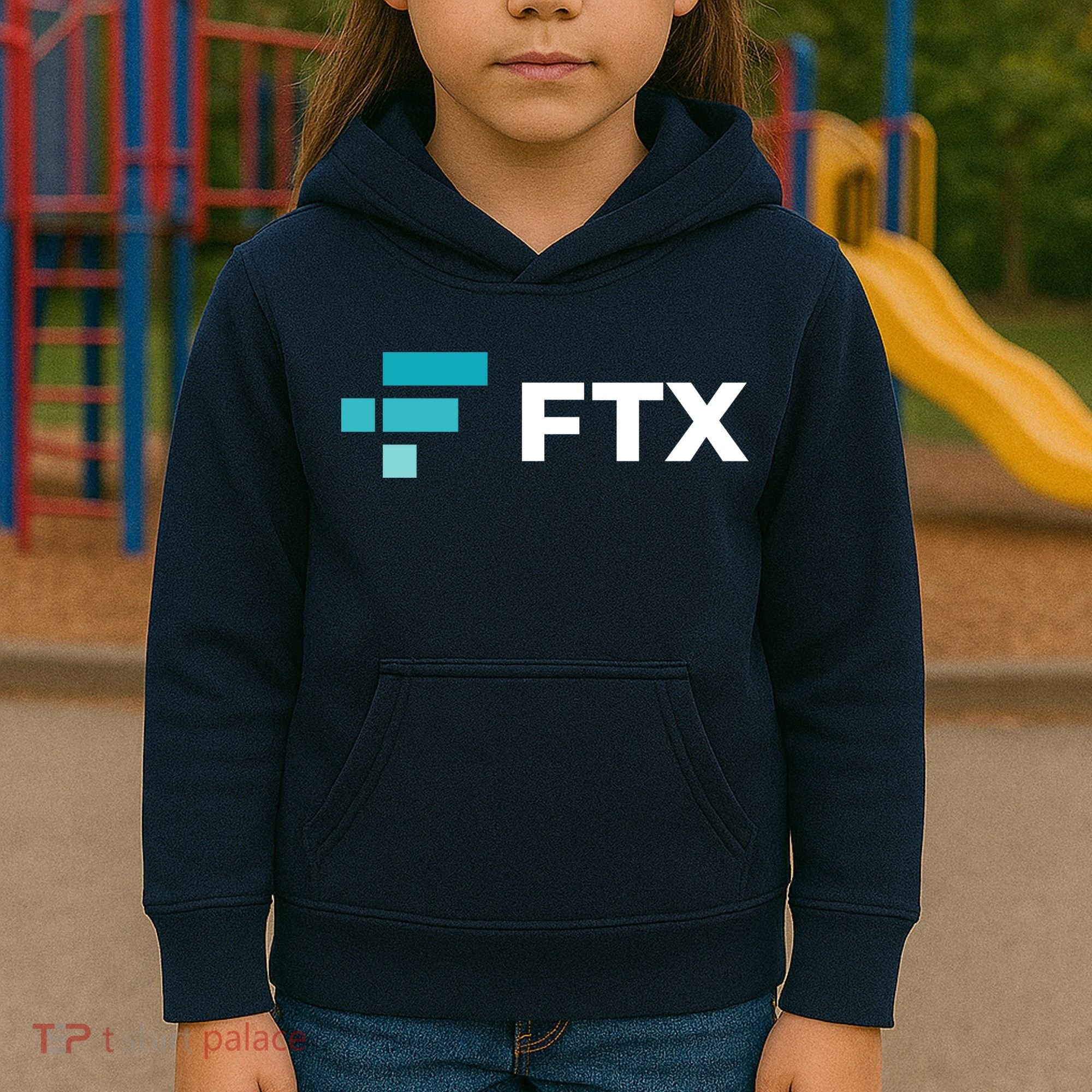 FTX Logo Crypto Cryptocurrency FTT Coin Kids Hoodie
