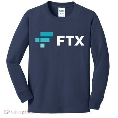 FTX Logo Crypto Cryptocurrency FTT Coin Kids Long Sleeve Shirt