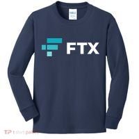 FTX Logo Crypto Cryptocurrency FTT Coin Kids Long Sleeve Shirt thumb 0