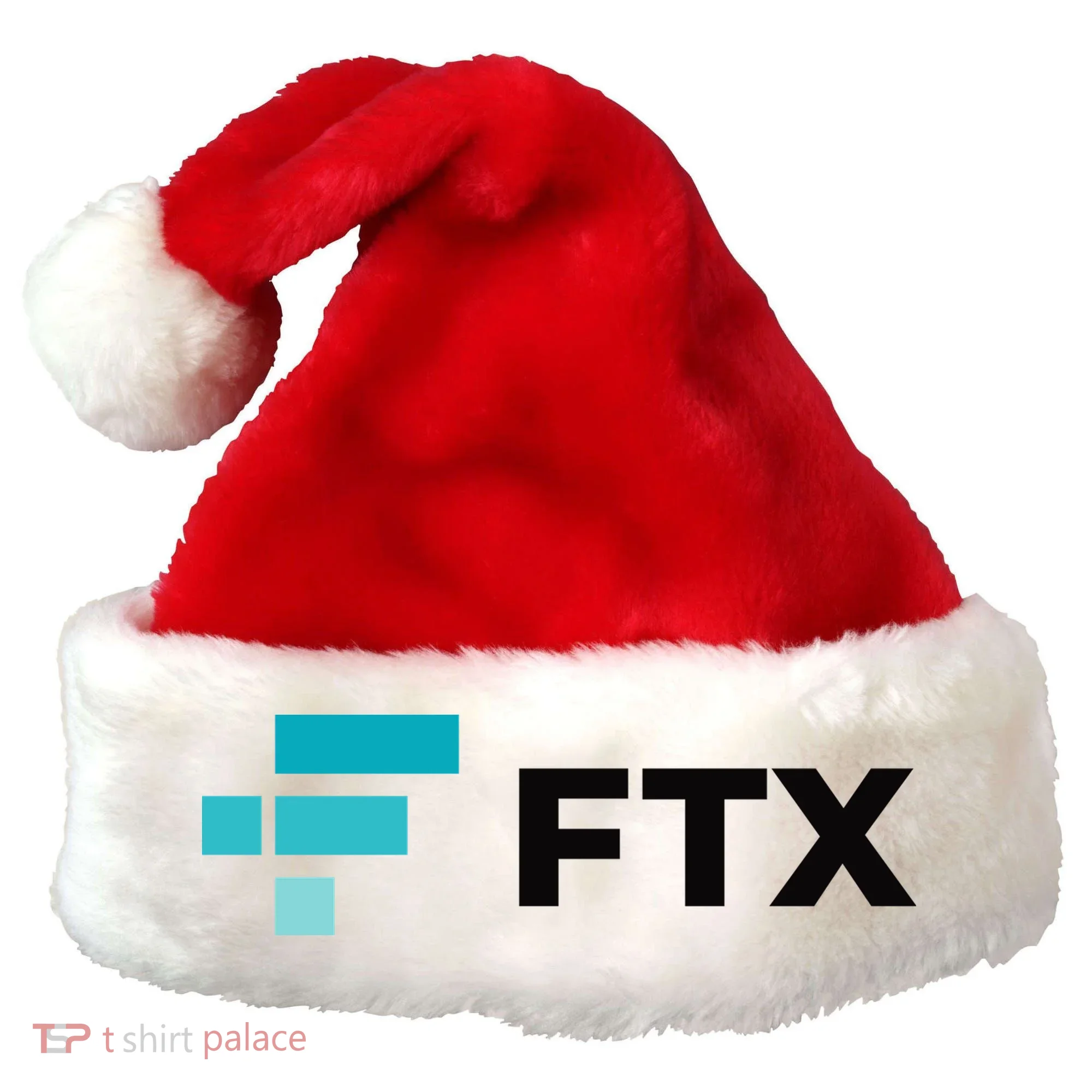 FTX Logo Crypto Cryptocurrency FTT Coin Santa Hat