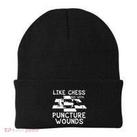 Funny Like Chess Fencing Epee Sword Gift Great Gift Beanie thumb 0