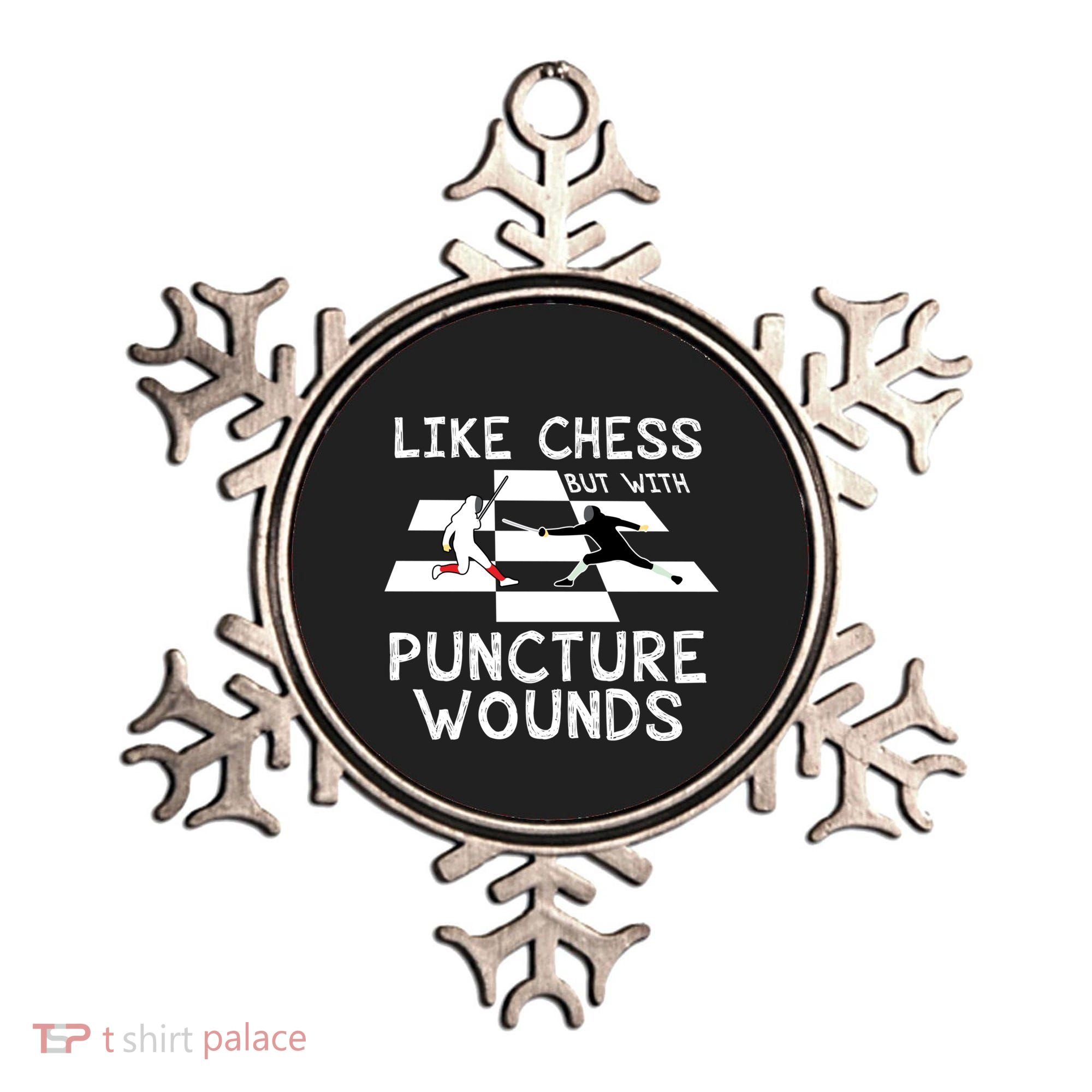Funny Like Chess Fencing Epee Sword Gift Great Gift Ornament