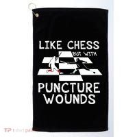 Funny Like Chess Fencing Epee Sword Gift Great Gift Golf Towel thumb 0