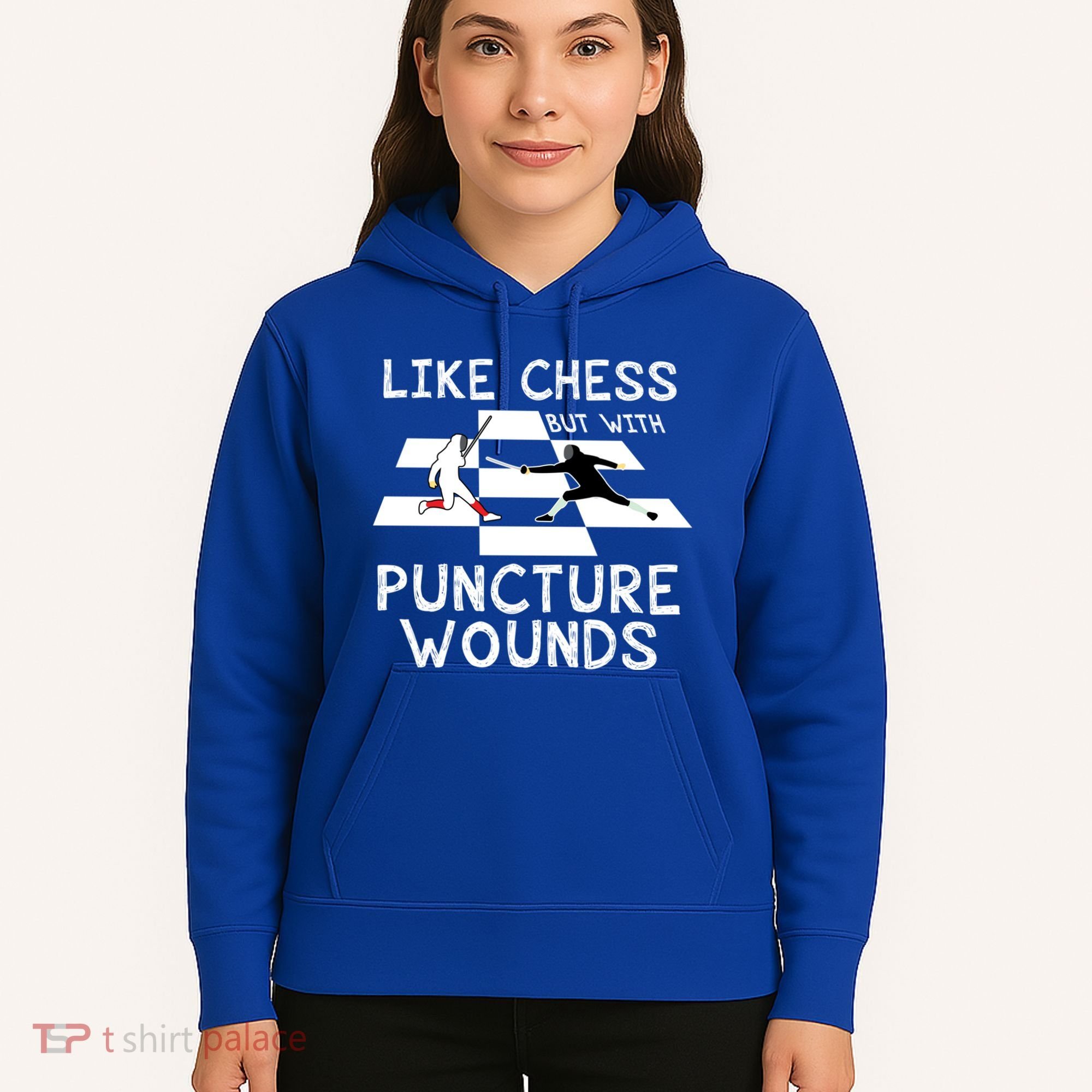 Funny Like Chess Fencing Epee Sword Gift Great Gift Hoodie