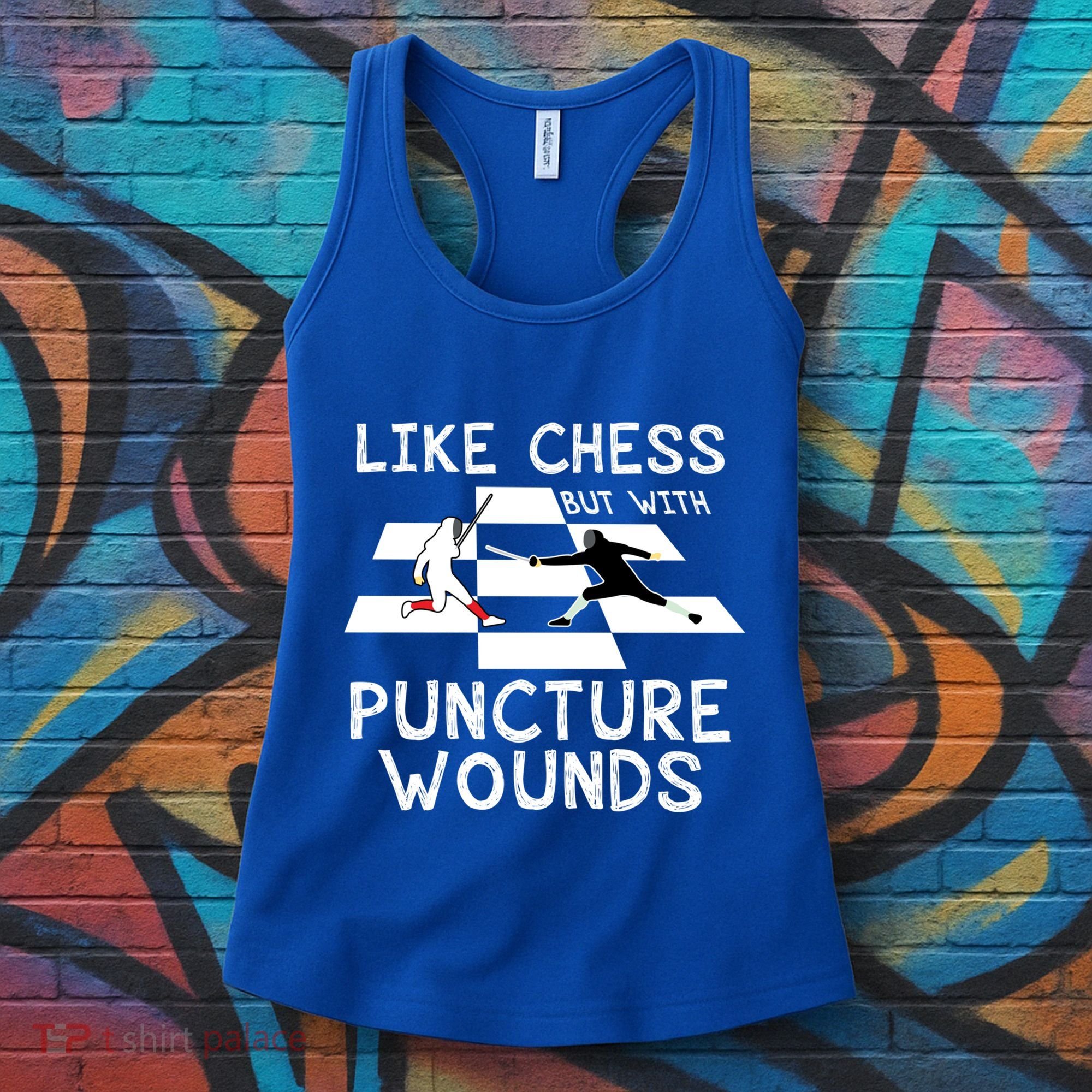 Funny Like Chess Fencing Epee Sword Gift Great Gift Women's Tank Top