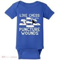 Funny Like Chess Fencing Epee Sword Gift Great Gift Baby Bodysuit thumb 0