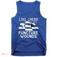 Funny Like Chess Fencing Epee Sword Gift Great Gift Tank Top thumb 0
