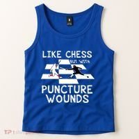 Funny Like Chess Fencing Epee Sword Gift Great Gift Tank Top thumb 2