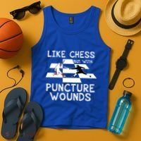 Funny Like Chess Fencing Epee Sword Gift Great Gift Tank Top thumb 4