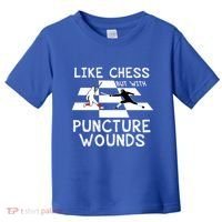 Funny Like Chess Fencing Epee Sword Gift Great Gift Toddler T-Shirt thumb 0