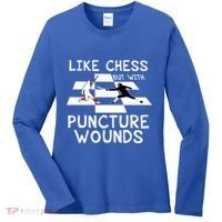 Funny Like Chess Fencing Epee Sword Gift Great Gift Women's Long Sleeve Shirt thumb 0