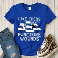 Funny Like Chess Fencing Epee Sword Gift Great Gift Women's T-Shirt thumb 3