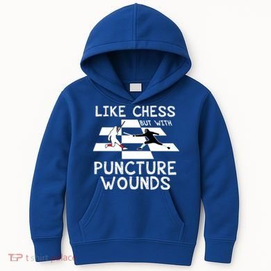 Funny Like Chess Fencing Epee Sword Gift Great Gift Kids Hoodie