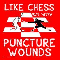 Funny Like Chess Fencing Epee Sword Gift Great Gift Santa Hat thumb 1
