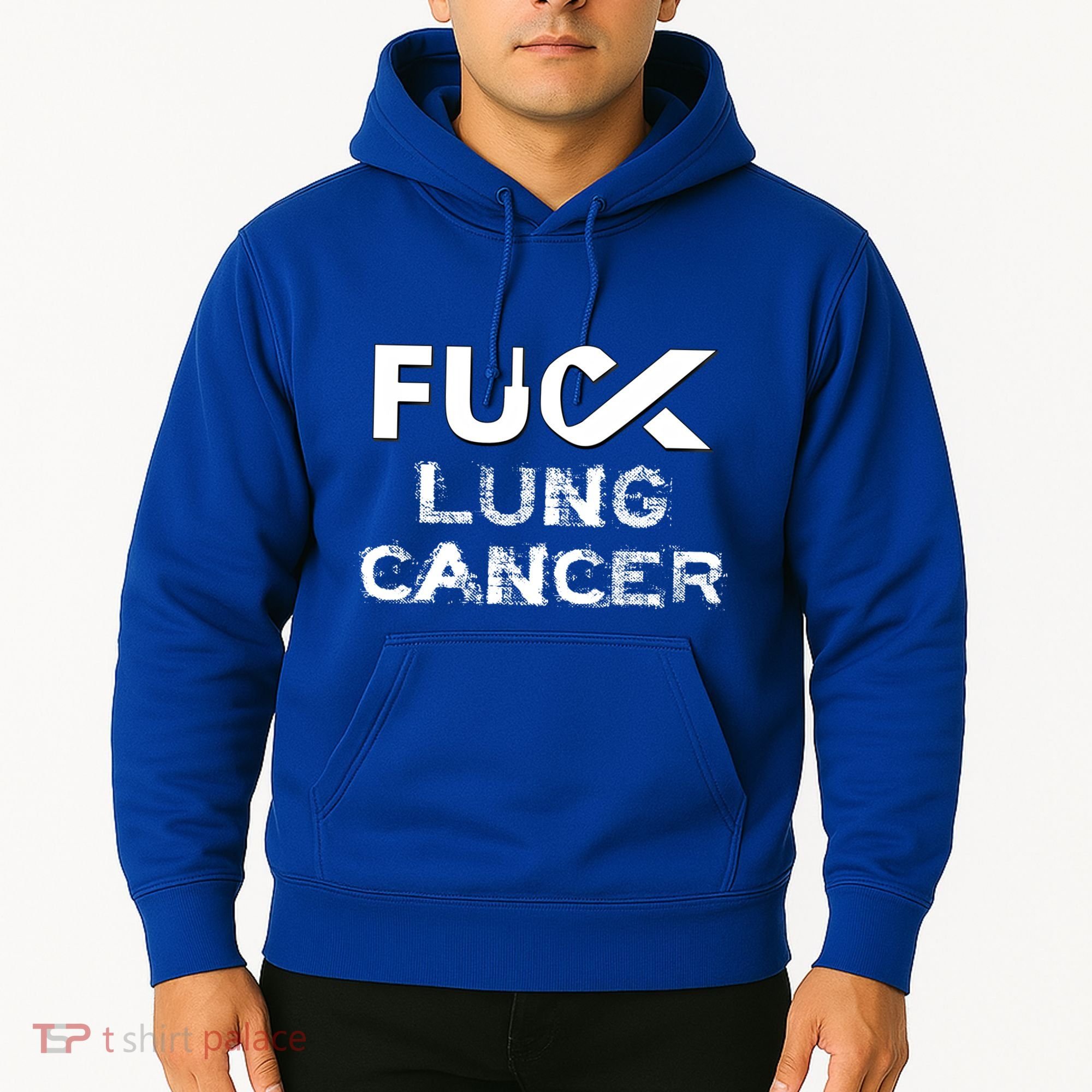 Fuck Lung Cancer Awareness Cool Gift Hoodie
