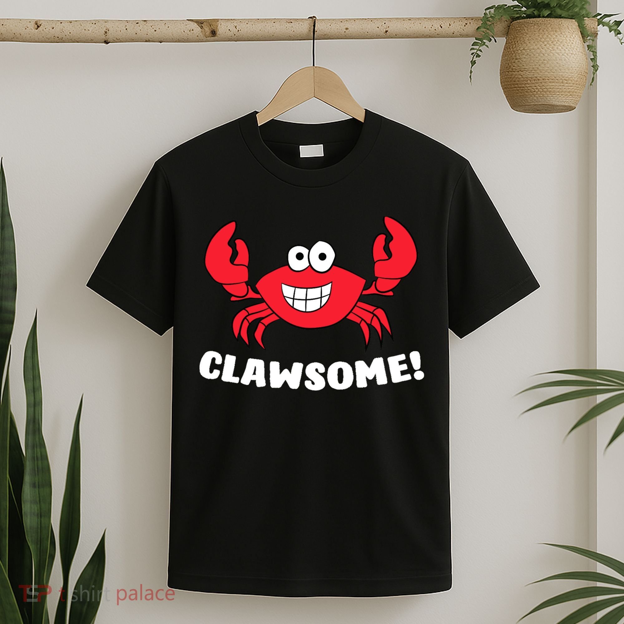 Funny Lobster Clawsome Sea Crab Cartoon Lobster T-Shirt