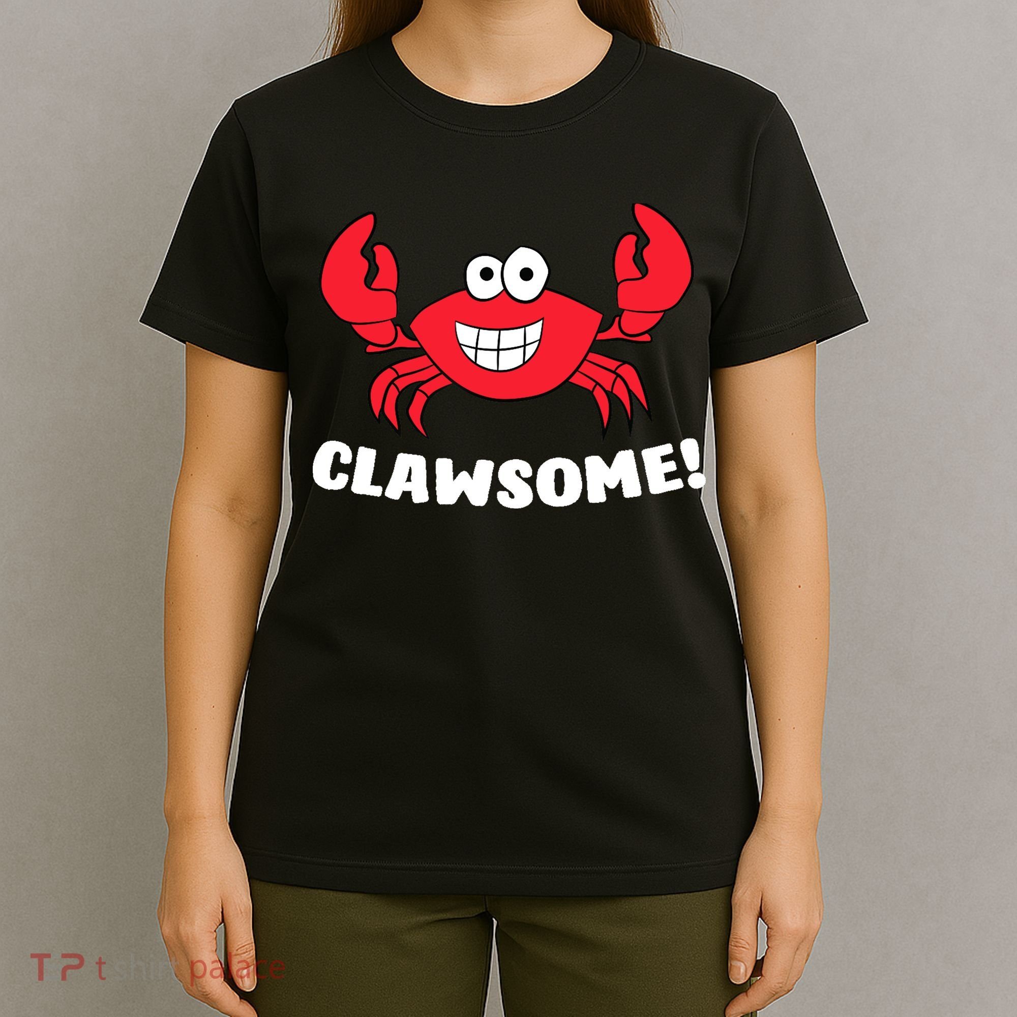 Funny Lobster Clawsome Sea Crab Cartoon Lobster T-Shirt