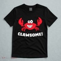 Funny Lobster Clawsome Sea Crab Cartoon Lobster T-Shirt thumb 5