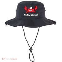 Funny Lobster Clawsome Sea Crab Cartoon Lobster Bucket Hat thumb 0