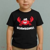 Funny Lobster Clawsome Sea Crab Cartoon Lobster Toddler T-Shirt thumb 2