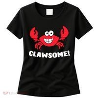 Funny Lobster Clawsome Sea Crab Cartoon Lobster Women's T-Shirt thumb 0