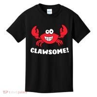 Funny Lobster Clawsome Sea Crab Cartoon Lobster Kids T-Shirt thumb 0