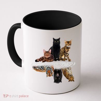 Funny Little Cats Big Cats Coffee Mug