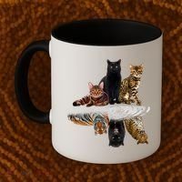 Funny Little Cats Big Cats Coffee Mug thumb 2