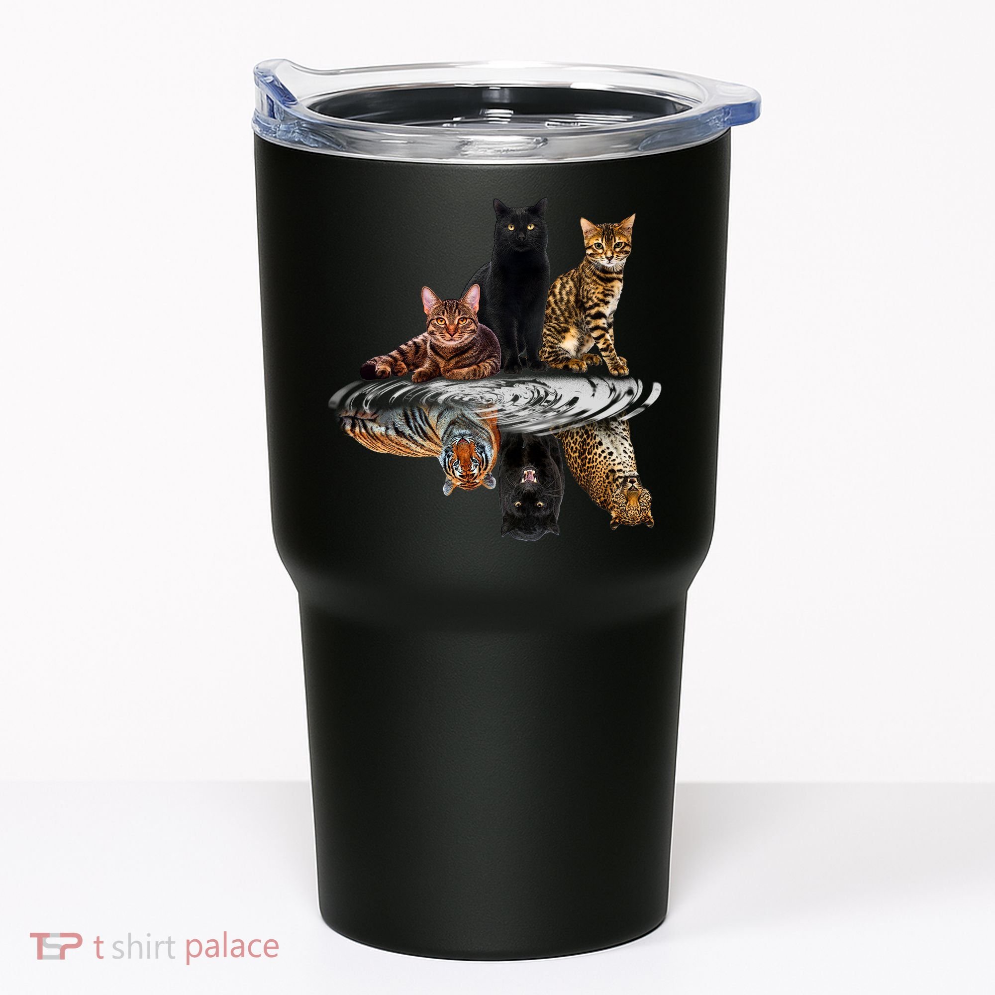 Funny Little Cats Big Cats Tumbler