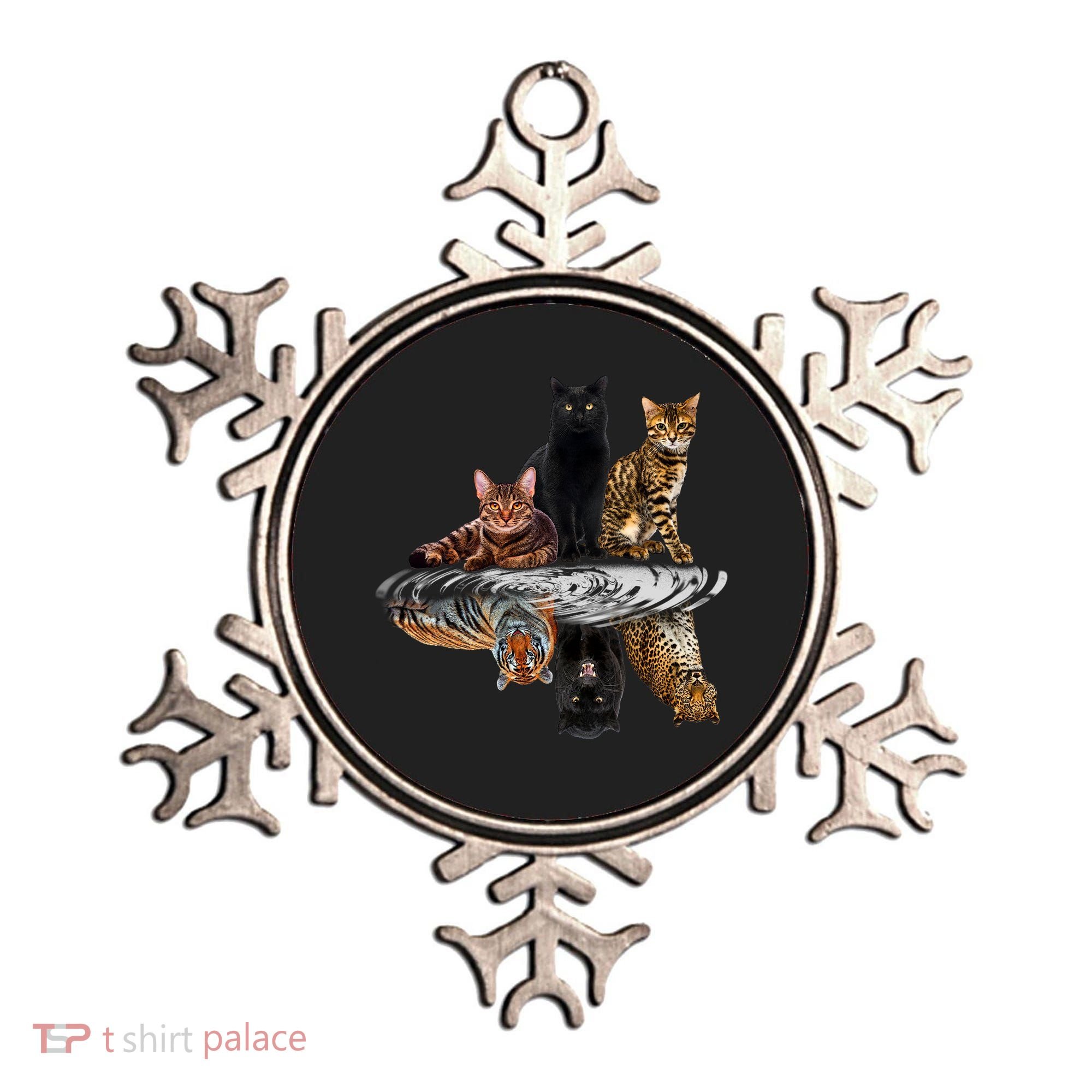 Funny Little Cats Big Cats Ornament