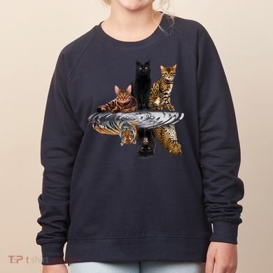 Funny Little Cats Big Cats Women's Sweatshirt