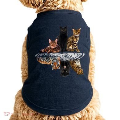 Funny Little Cats Big Cats Doggie Tank