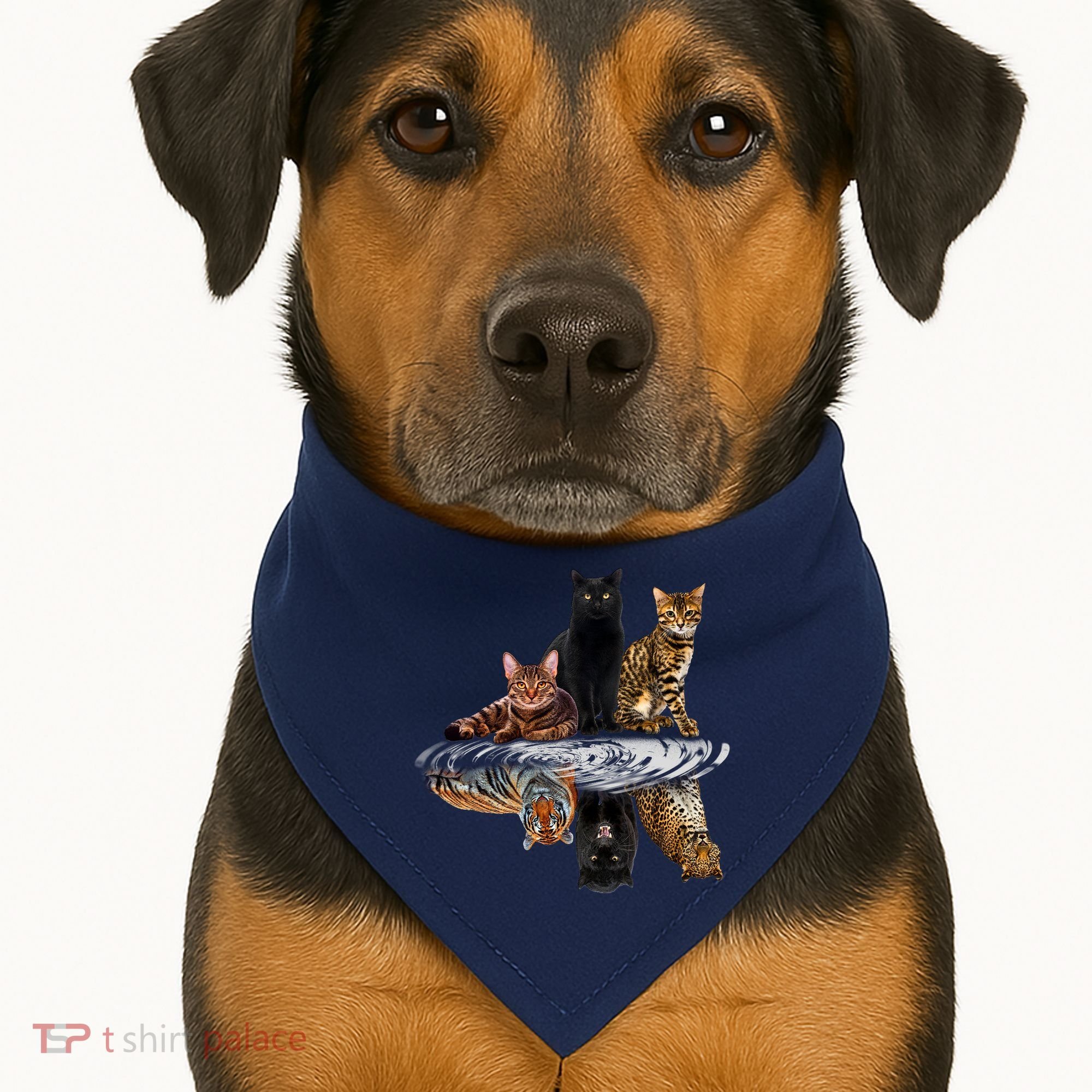 Funny Little Cats Big Cats USA-Made Doggie Bandana
