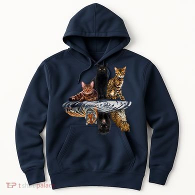 Funny Little Cats Big Cats Hoodie