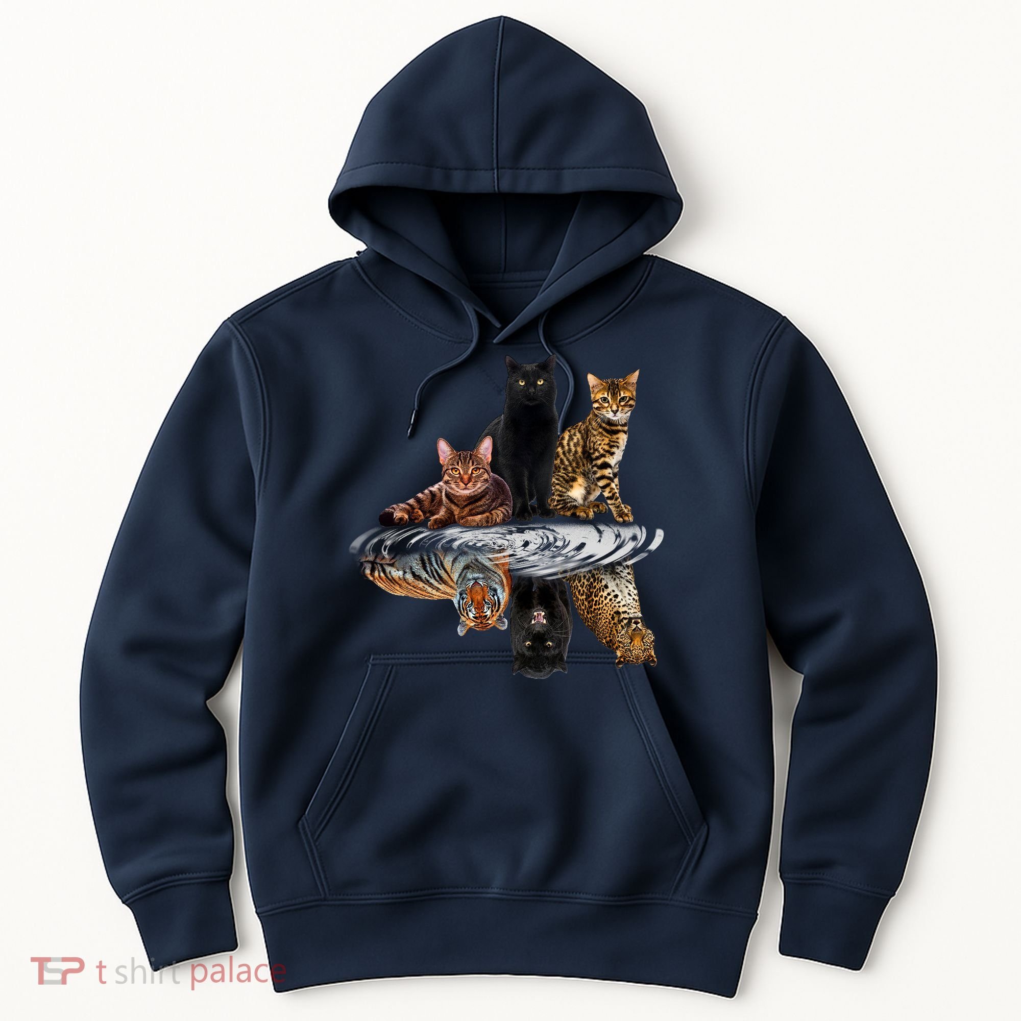 Funny Little Cats Big Cats Hoodie