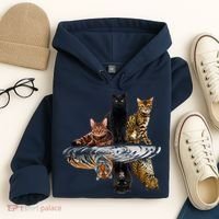 Funny Little Cats Big Cats Hoodie thumb 4
