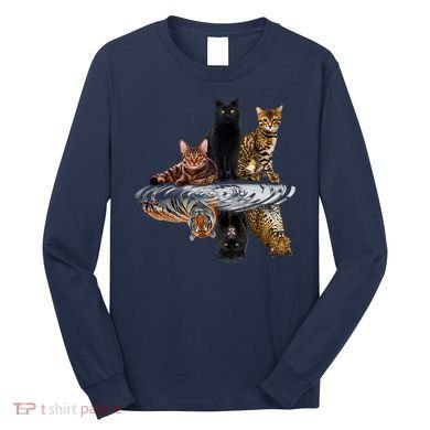 Funny Little Cats Big Cats Long Sleeve Shirt