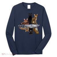 Funny Little Cats Big Cats Long Sleeve Shirt thumb 0