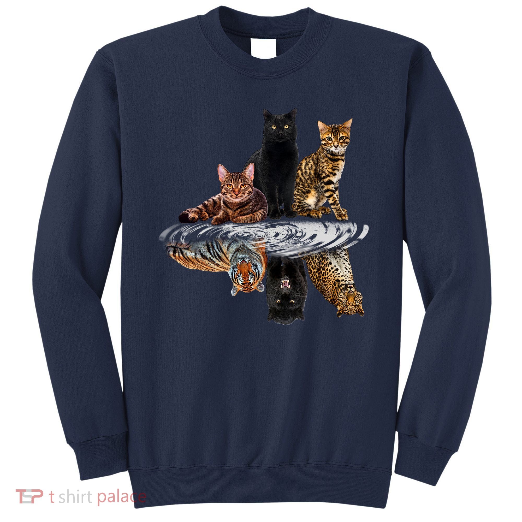 Funny Little Cats Big Cats Sweatshirt